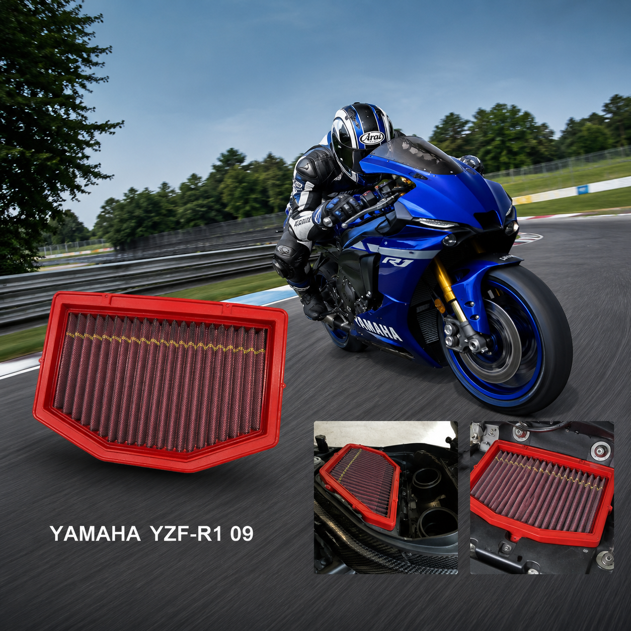 BMC AIRFILTERS YAMAHA YZF-R1 09