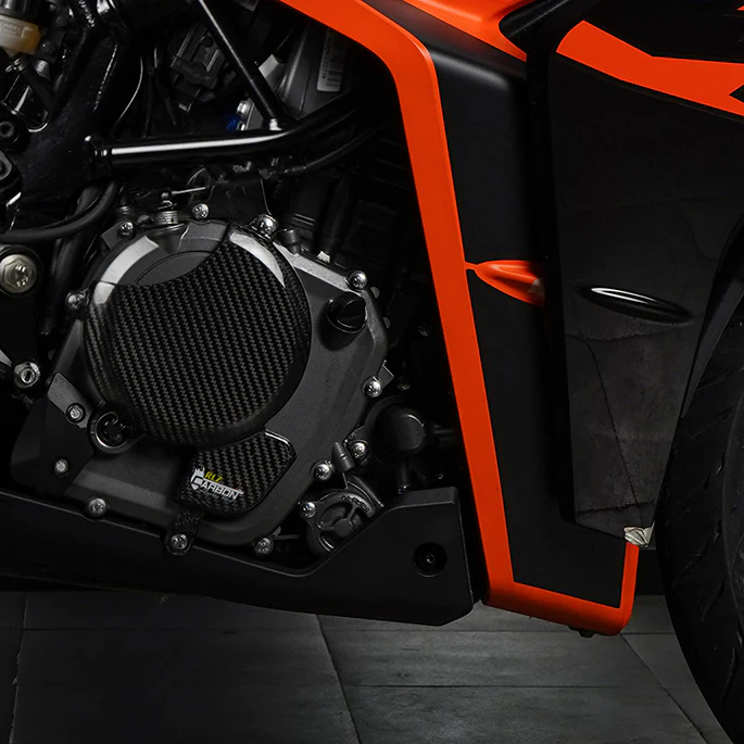 RLZ MOTORSPORT Carbon Fiber Clutch Cover Protector for KTM Duke 250/390 2017-2022 Model