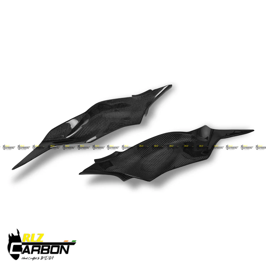 RLZ MOTORSPORT Carbon Fiber Tank Side Panels for Kawasaki Ninja ZX6R