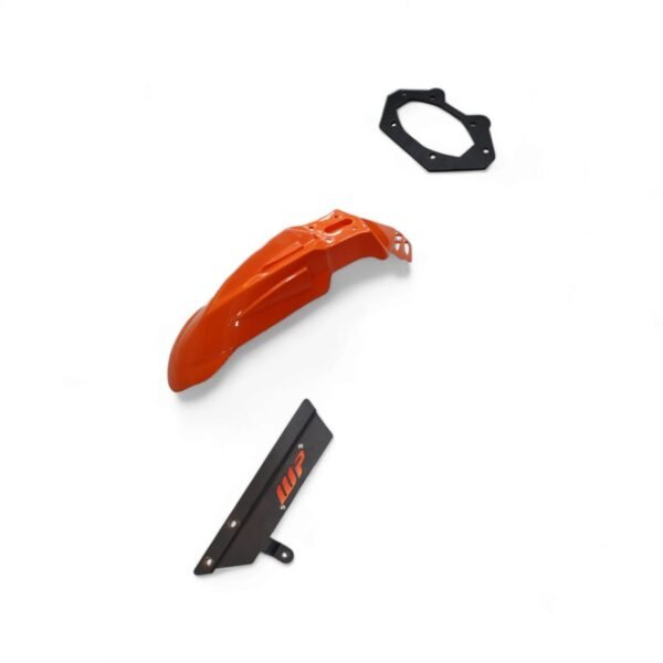 KTM ADV OFF ROAD MUDGUARD WITH FORK CLAMP ORANGE