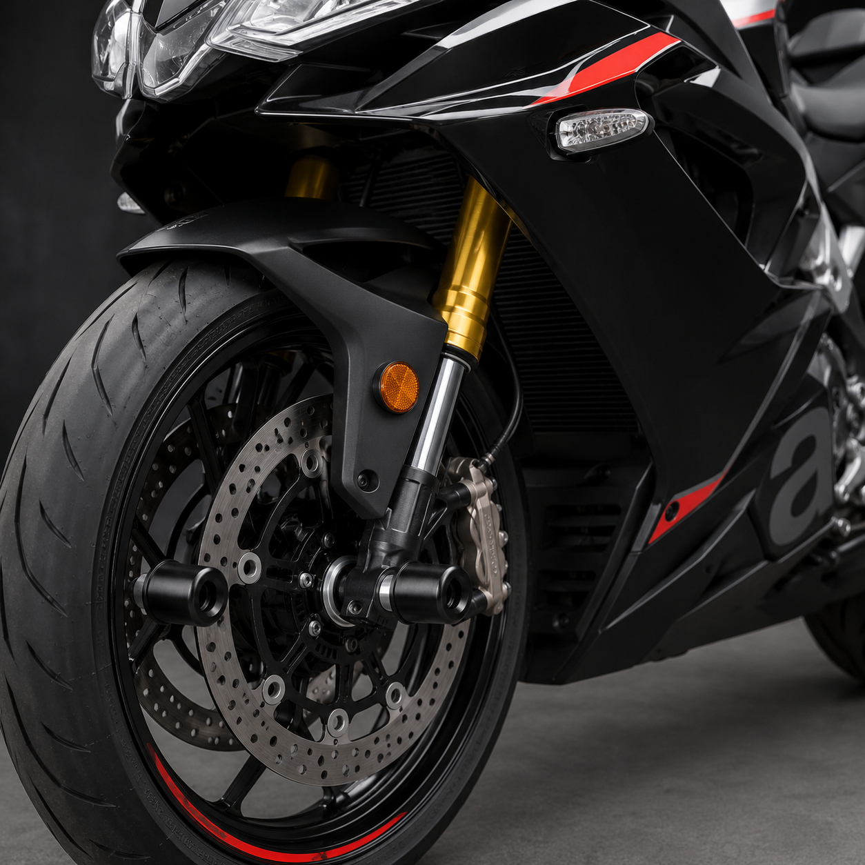Front Fork Bobbins | Front Fork Sliders | Aprilia RS 457 | SKYDD