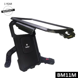 BOBO BM11 Fully Waterproof Bike Phone Holder (with Fast 15W Wireless Charger & USB-C Input/Output Port) bike mount