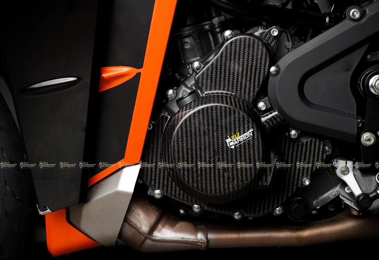 RLZ MOTORSPORT Carbon Fiber Magnet Cover Protector for KTM RC 390 2018+