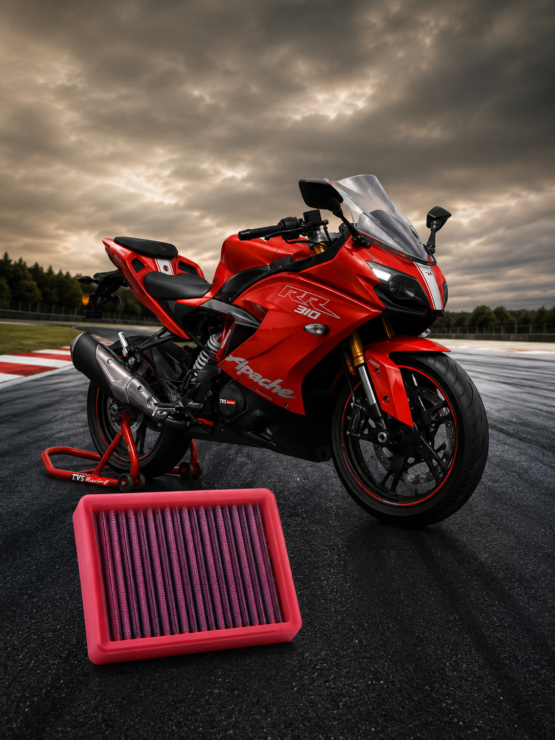 BMC AIRFILTERS TVS APACHE RR 310