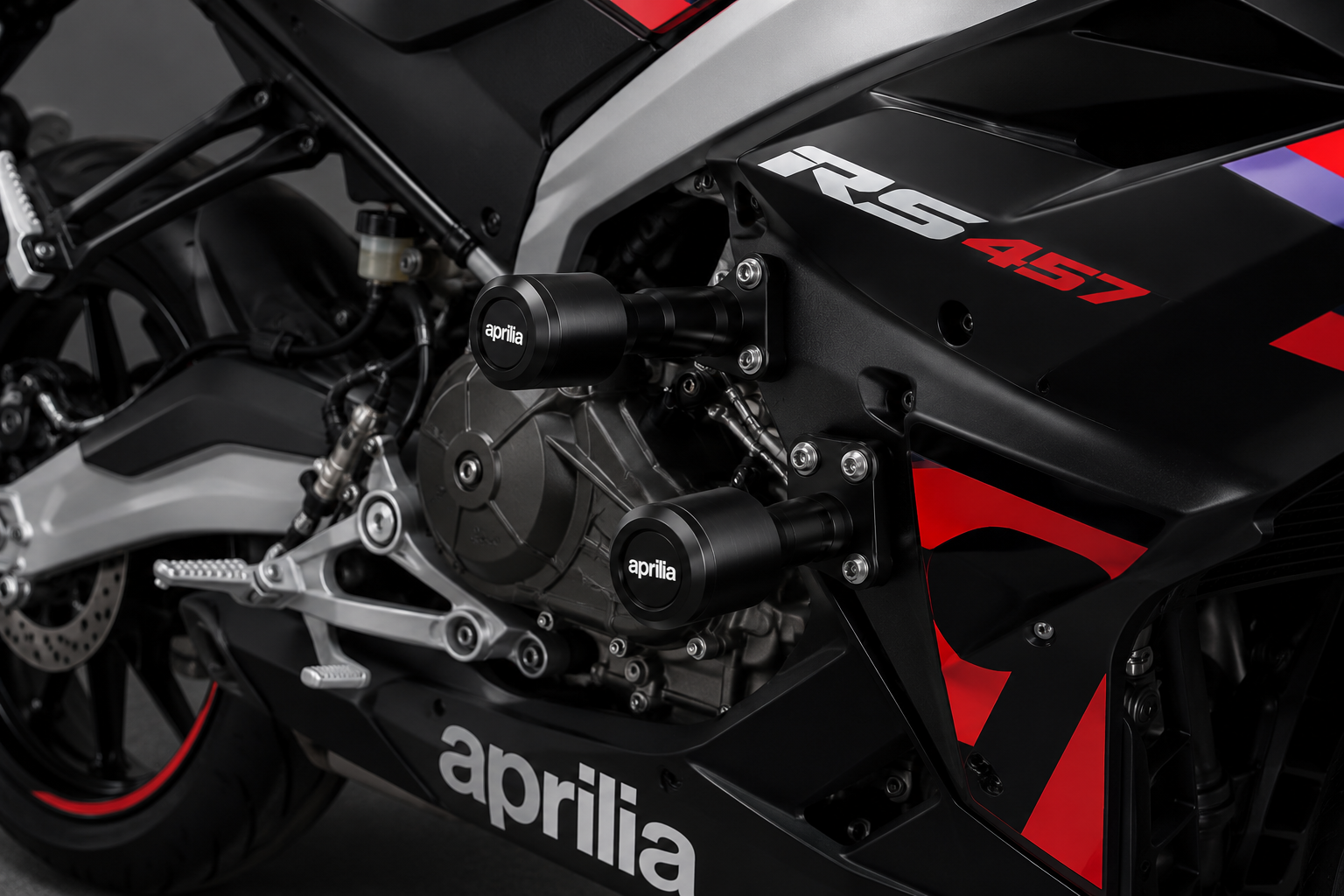 APRILIA RS 457 SKYDD FRAME SLIDERS V1