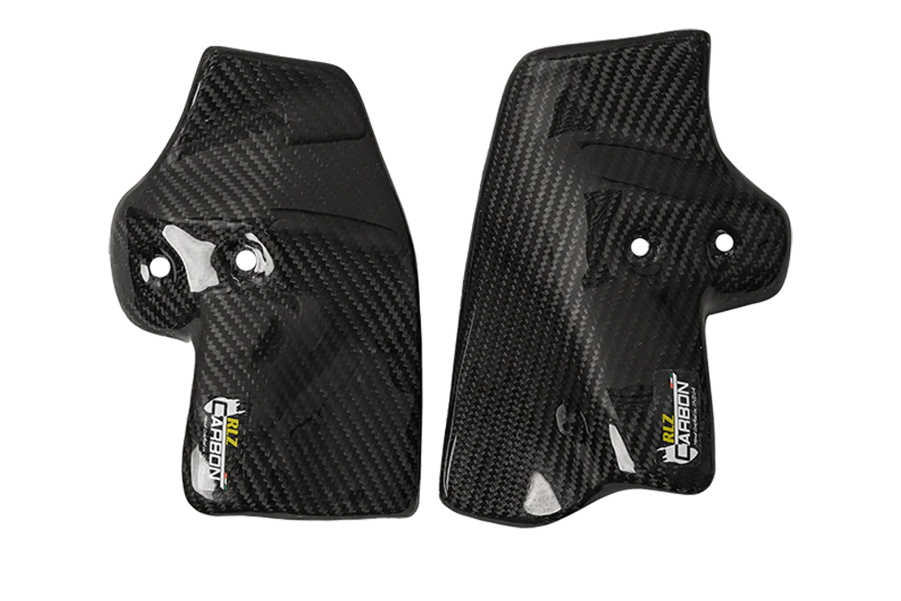 RLZ MOTORSPORT Carbon Fiber Custom Design Heat Shield for Royal Enfield Interceptor 650 & GT 650
