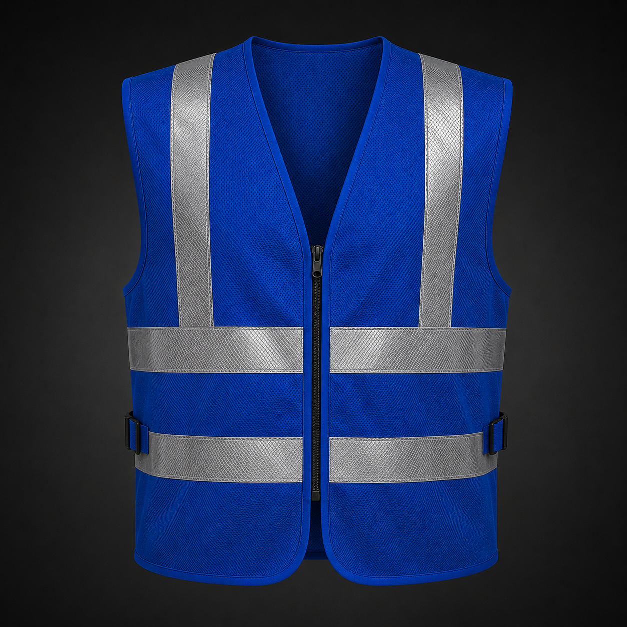 Reflective safety vest - Blue