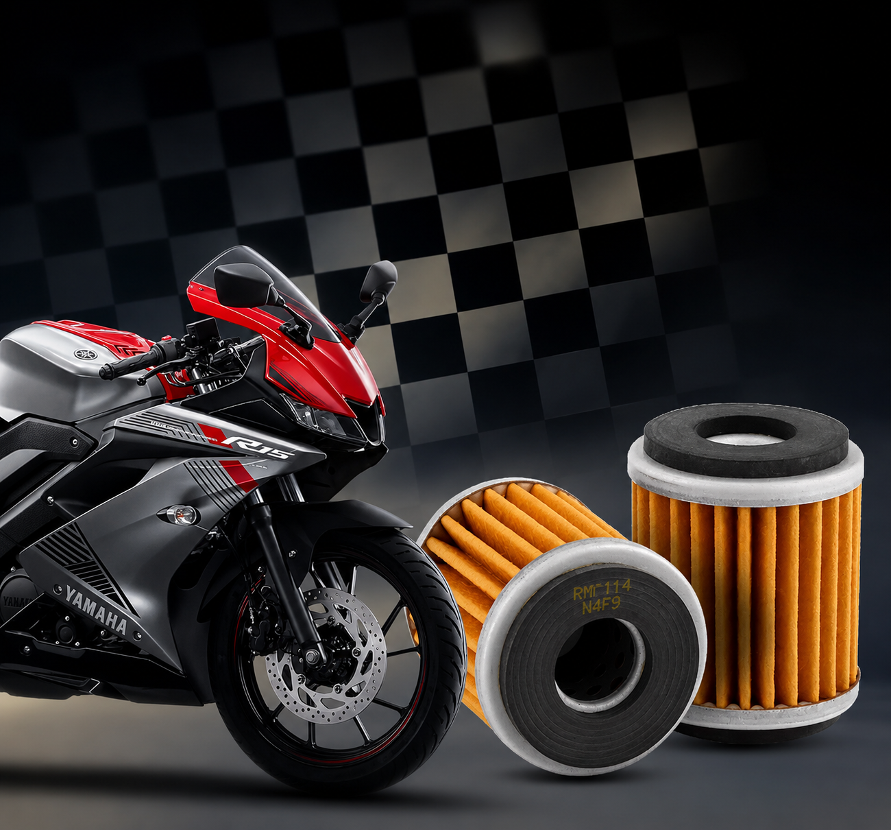 Yamaha R15 Oil filter