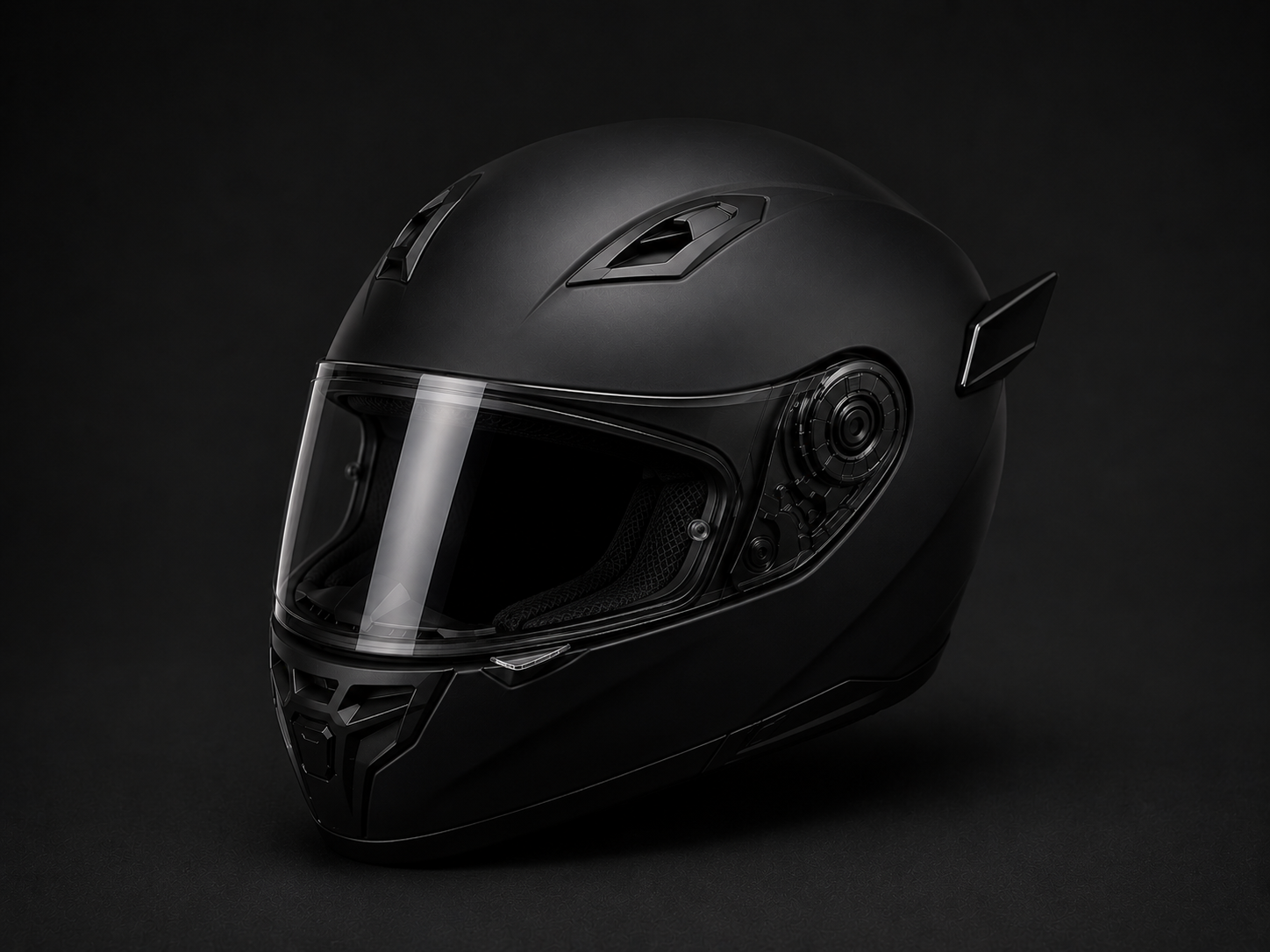 Helmet Winglet - Small Black