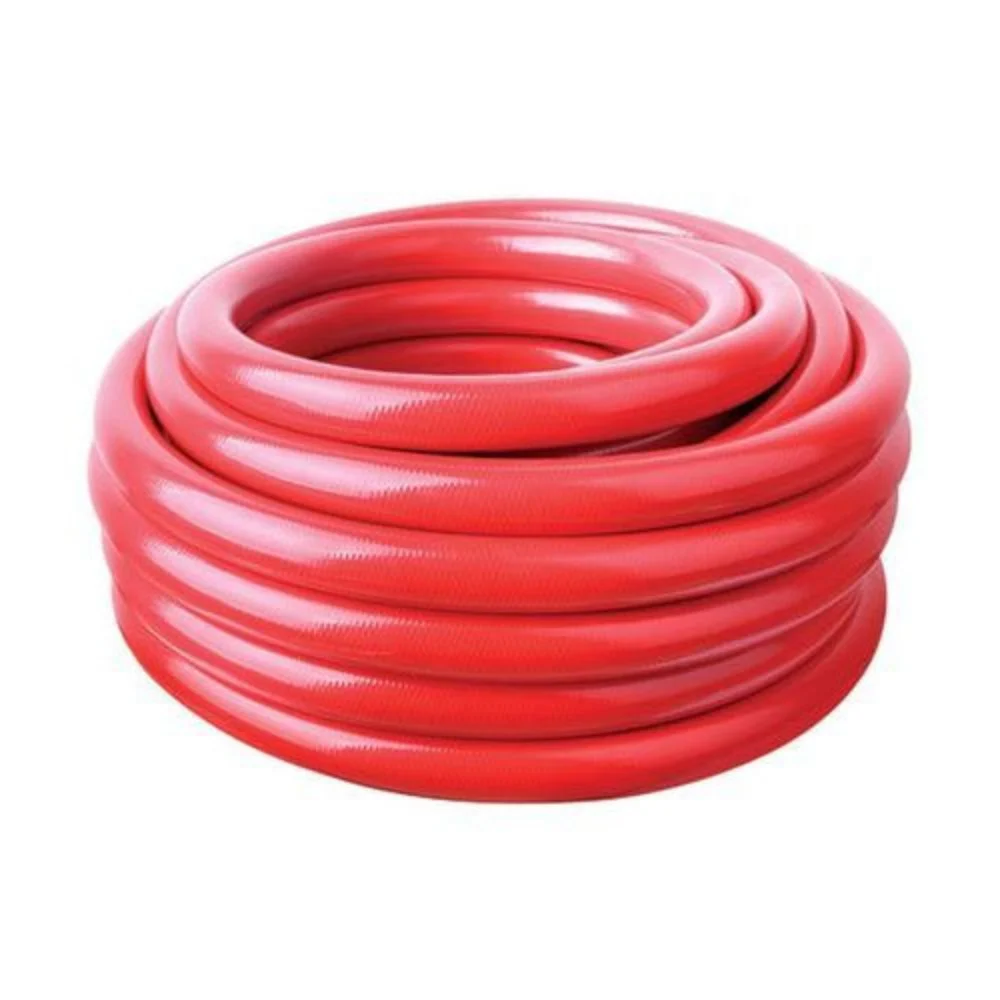 Steel hose pipe red - 140 cm