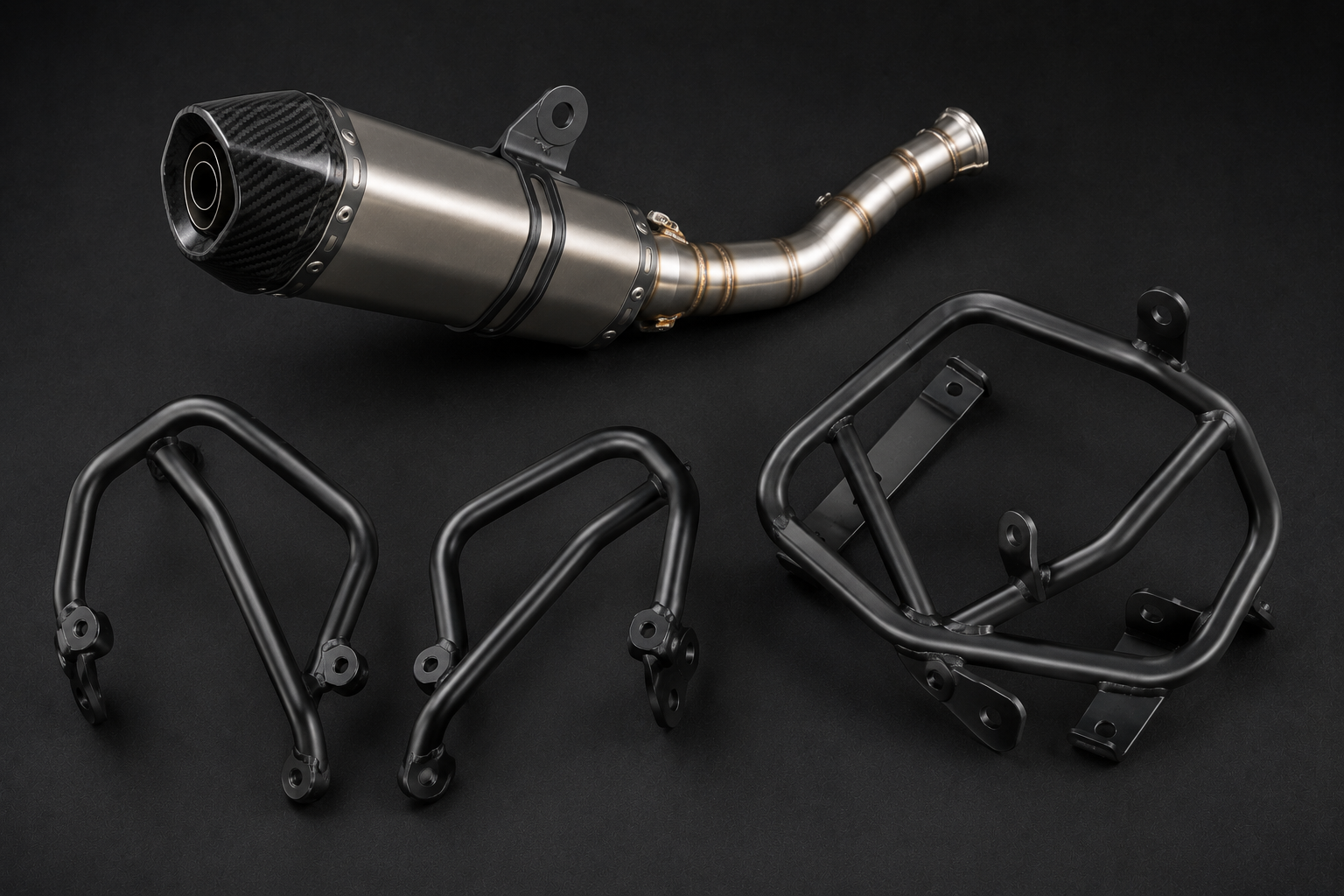 HT exhaust - Aerox - Crash guard - Font only