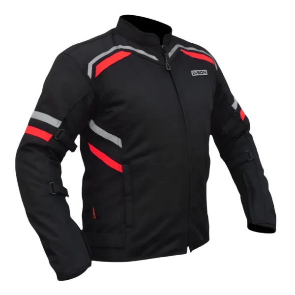 Bison Raptor V.2 Black Red Riding Jacket