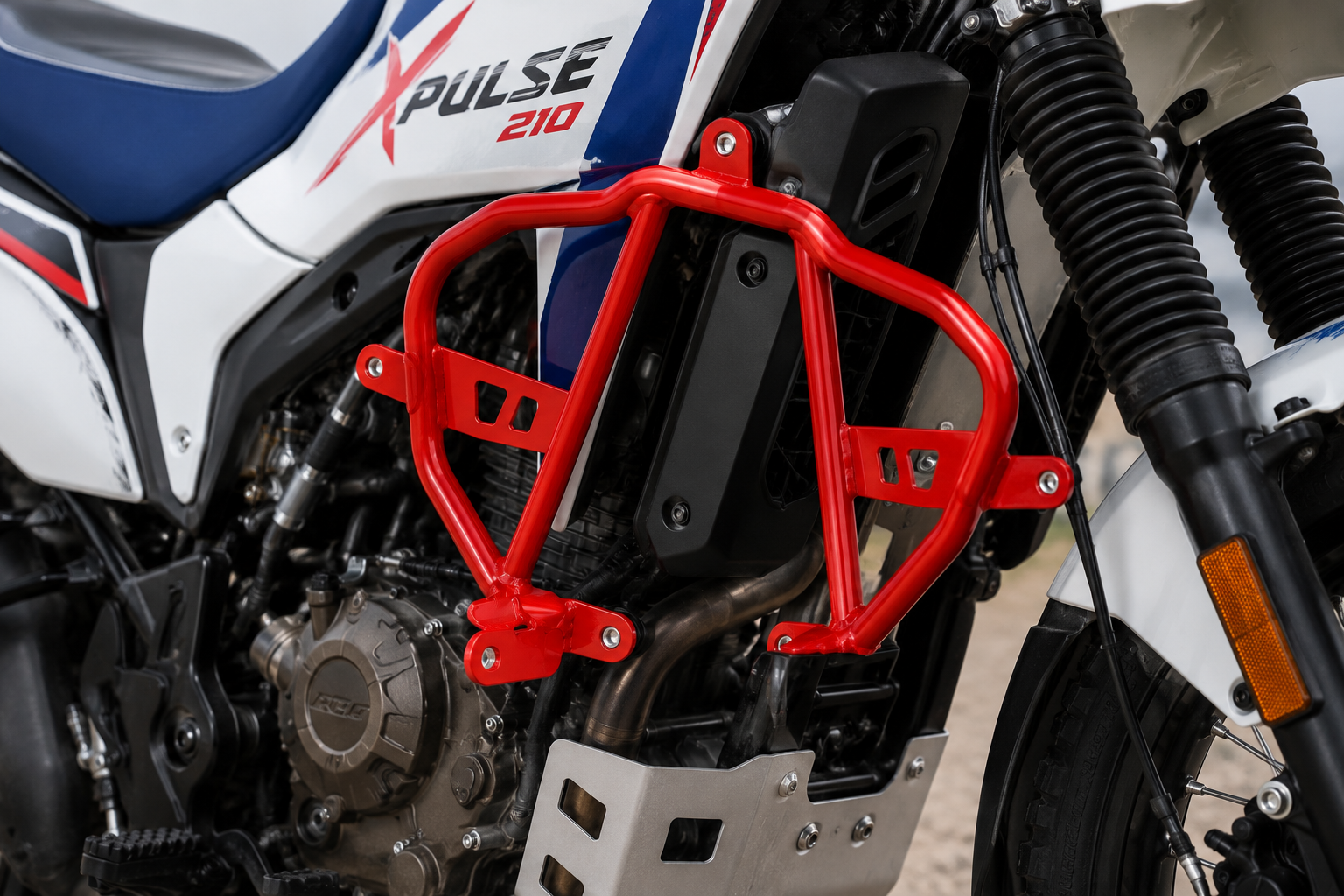 Skydd - Xpulse 210 - Crash guard - Red - Small