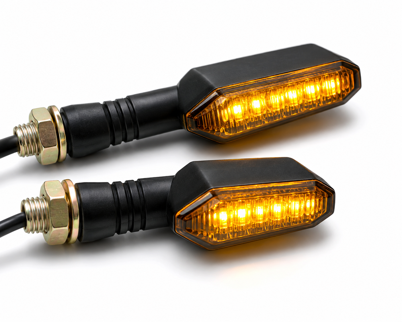 Running indicators yellow