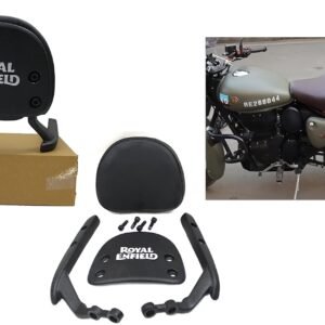 Royal Customs- Classic 350 / Reborn - Back rest - Al - RE logo