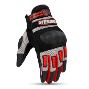 Steelbird - Adventure Gloves - Red