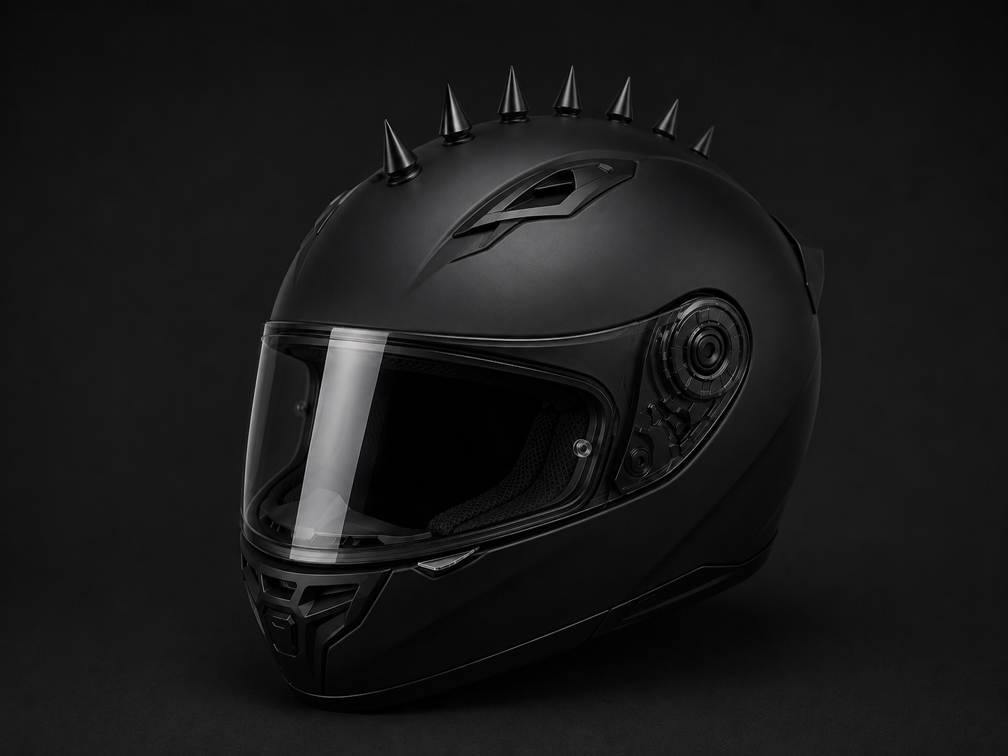 Helmet spike black