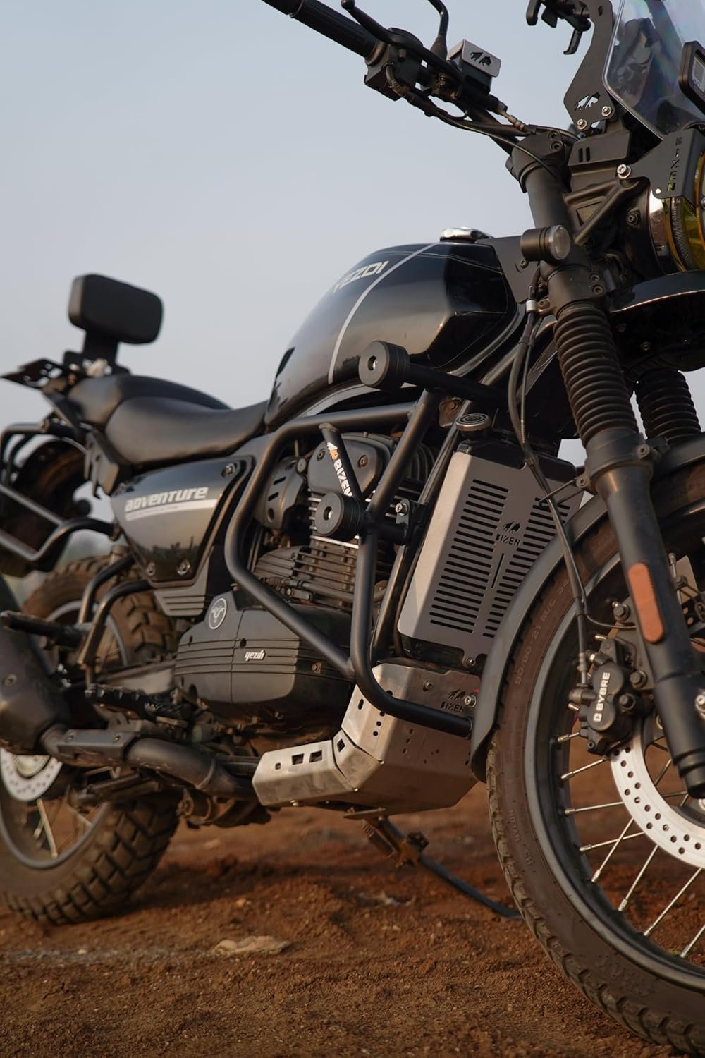 Bizen - Yezdi Adventure Gen 2 - Crash guard - Big - Black