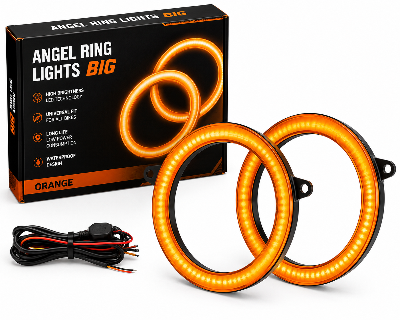 Angel ring lights Big - Orange