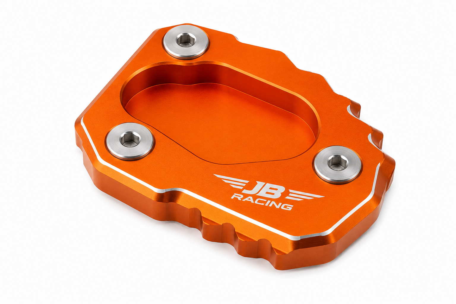 JB Racing - KTM Adventure 250/390 2024 < - Side stand extender - Orange