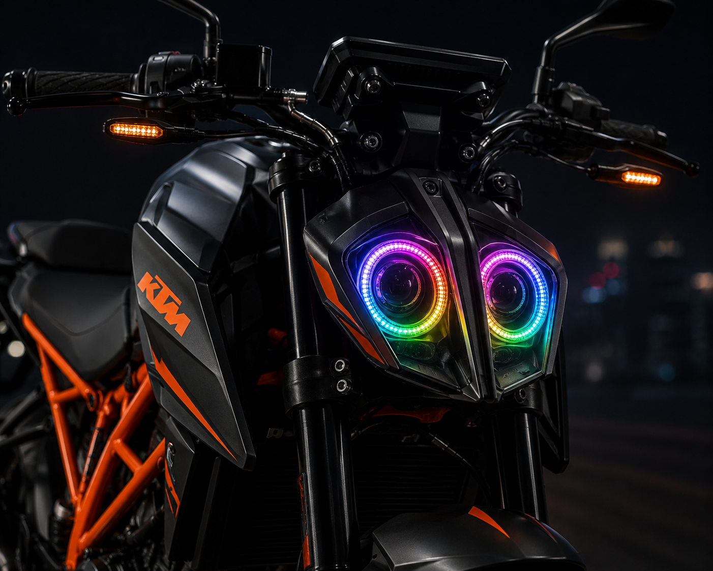 Colorful angel eyes