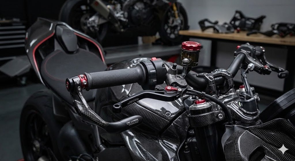 CNC Lever guard carbon