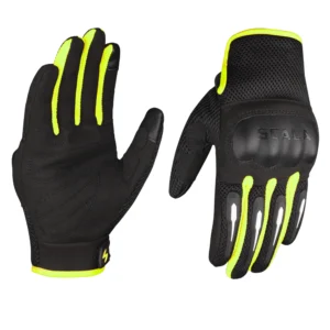 Motowear Voyage Gloves - Black/Neon - XL