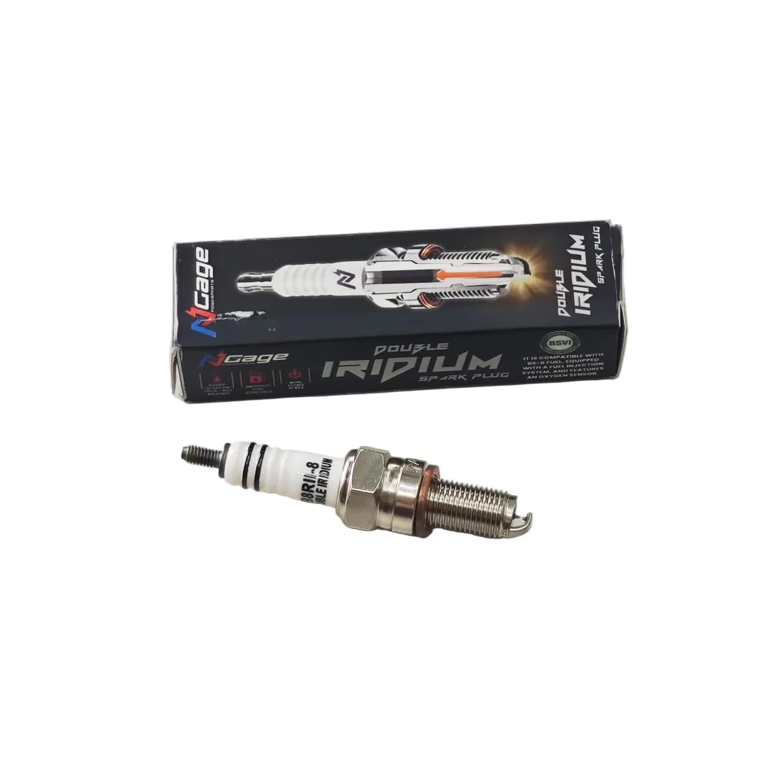 Ngage - Double Iridium Spark Plug - B8RII-8
