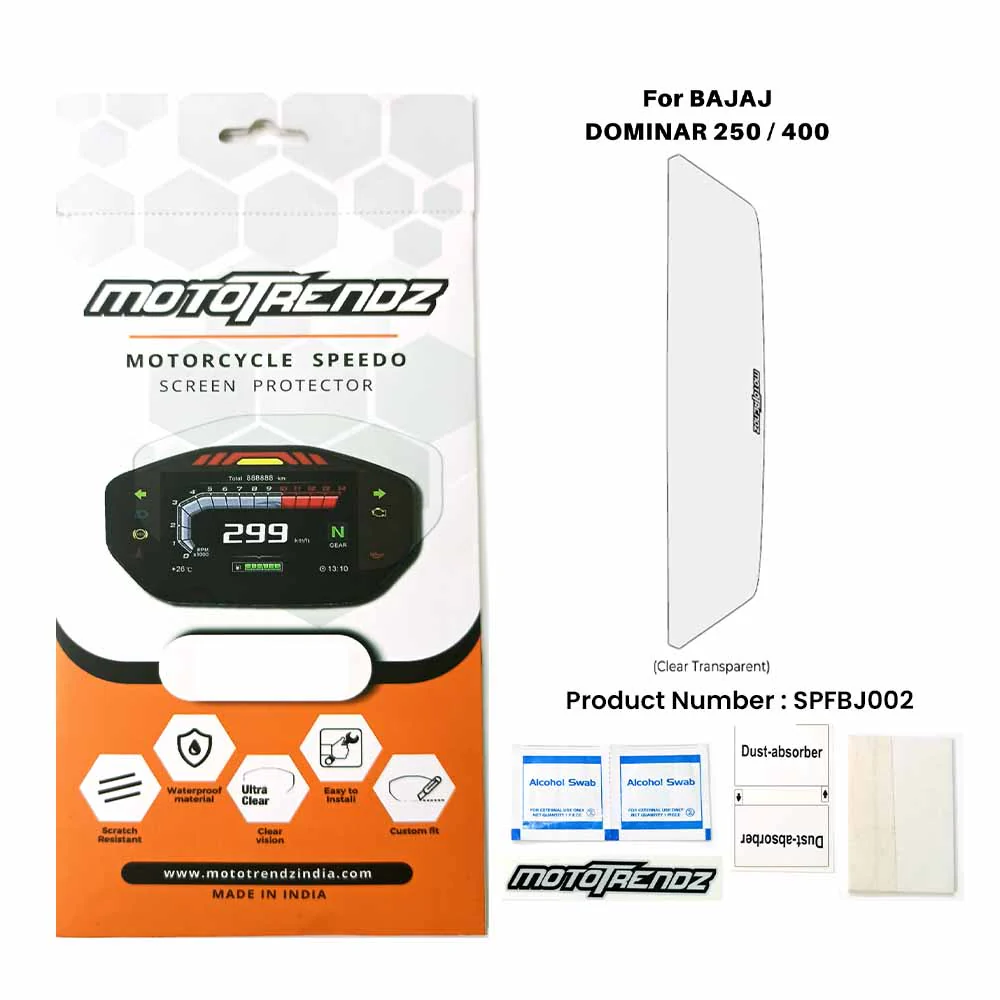 Mototrendz Acrylic Display Protector For Dominar 250/400