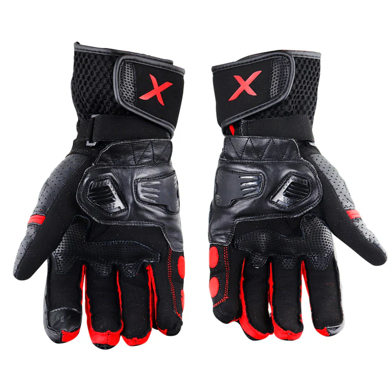 Axor - Spyder Gloves Black Red - XL