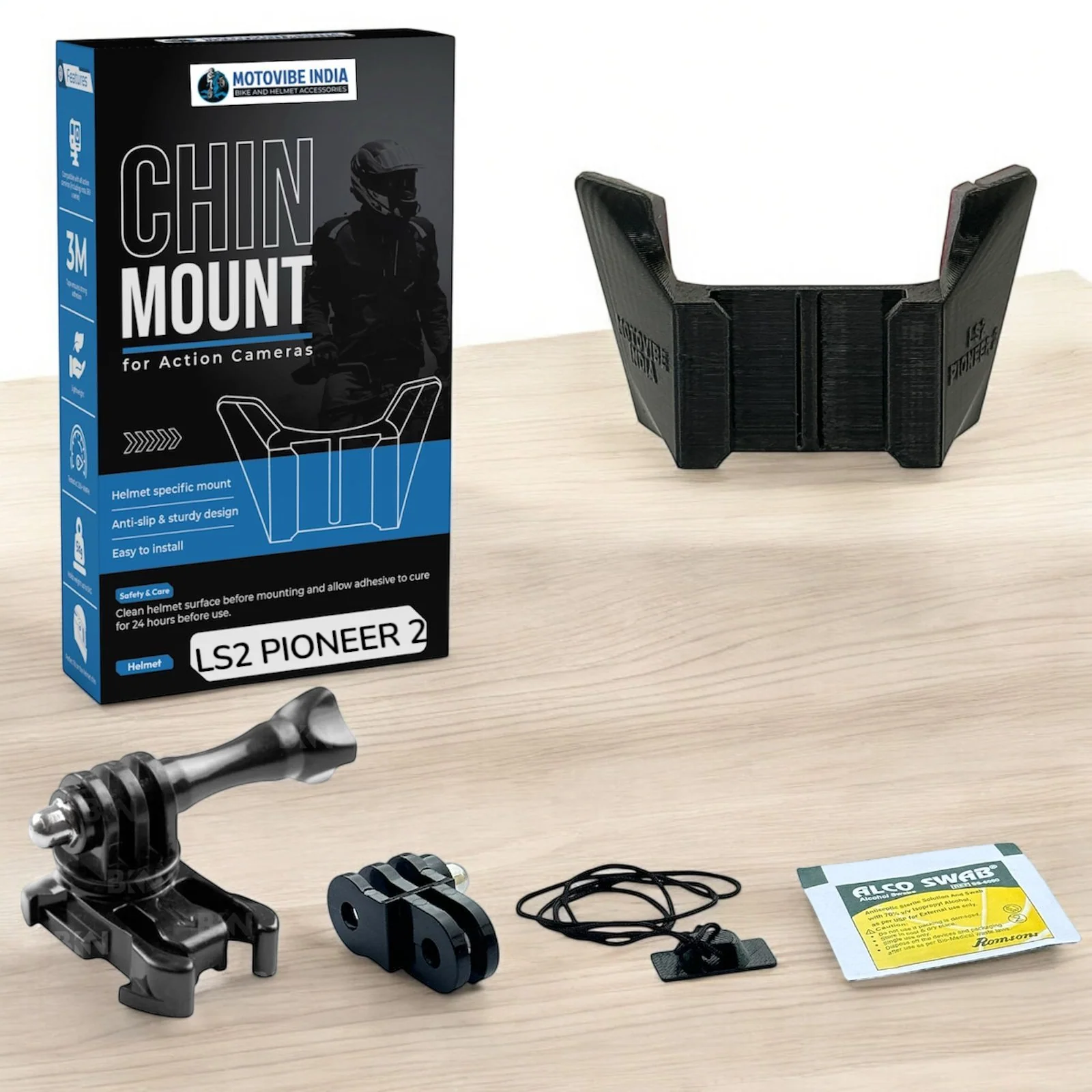 Motovibe - LS2 Pioneer Chin Mount