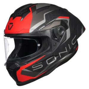 Korda - Sonic GP Roadlion Helmet (Black Red) - S