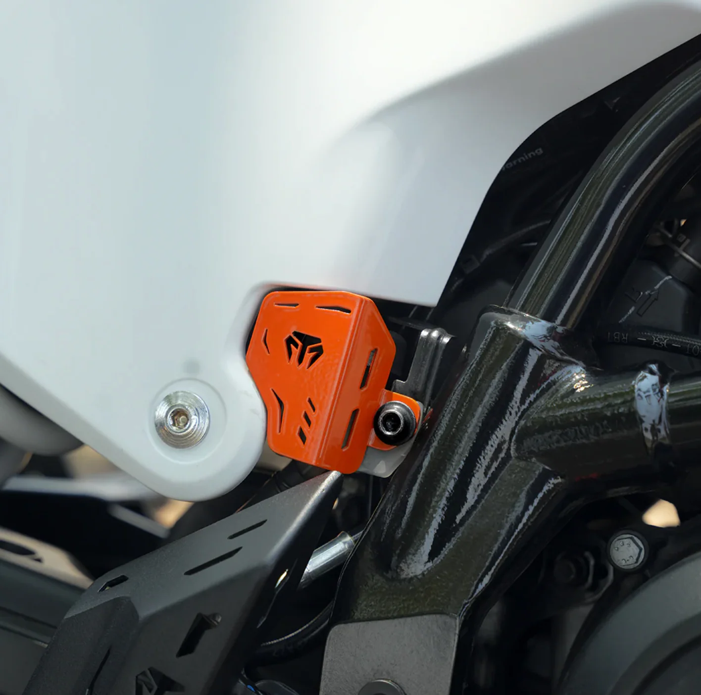 Mototorque - 2025 KTM Adventure 250/390 - Rear reservoir guard -  Orange