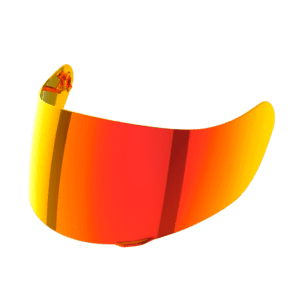 RideX - Titanium Gen 1 visor - Revo Red