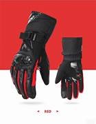 Motowear Voyage Gloves - Waterproof - Red - M