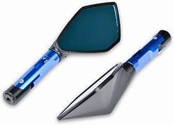 Triangle Barend CNC Mirror - Blue