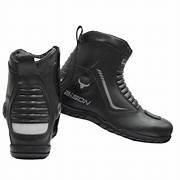 Bison - MC Defender iding Boots - Black - 6
