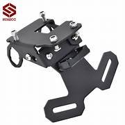 Z900 CNC Aluminium number plate - Black