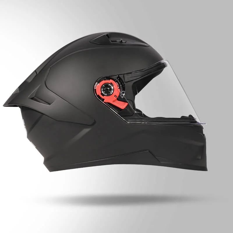Studds Raider Super w/t Spoiler - Matt Black - L