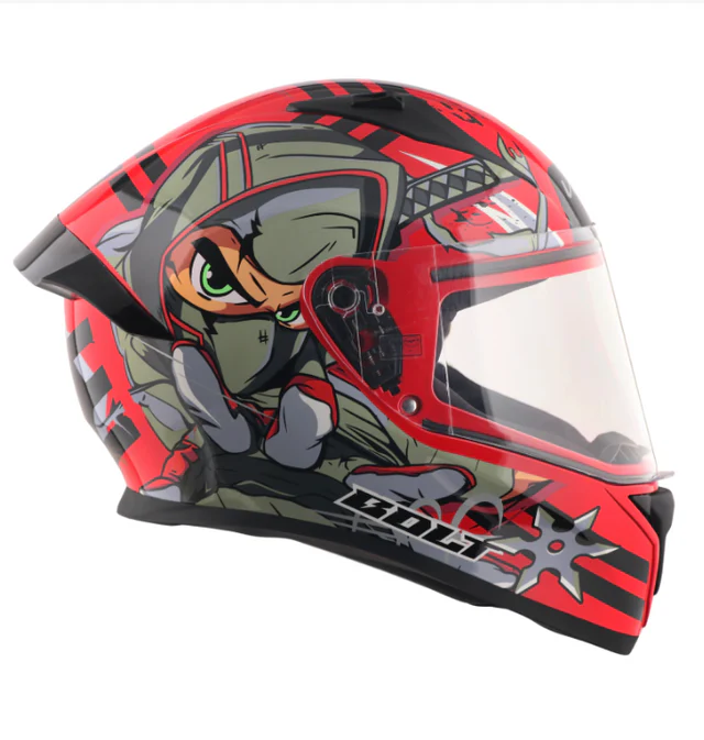 Vega Bolt DX Ninja - Red/Grey - M