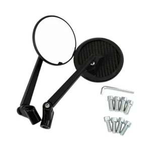 BSDDP - Round Anti Glare Mirror Carbon Finish Y/F