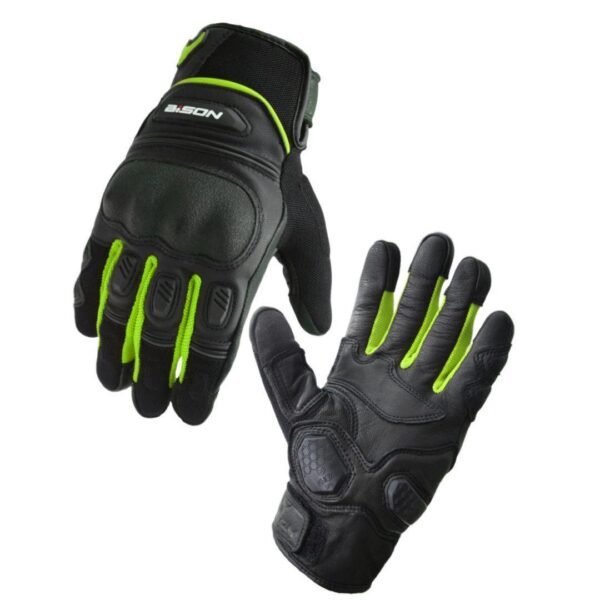 AIR PRO - BLACK HI-VIZ GLOVES - Bison Progear