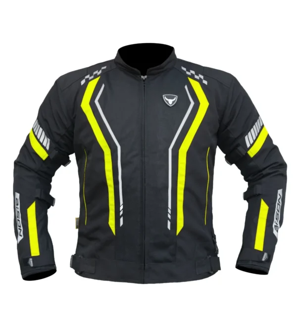 AIR PRO - BLACK HI-VIZ GREEN JACKET - Bison Progear