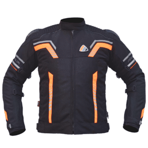 AVATAR V.2 - BLACK HI-VIZ ORANGE JACKET - Bison Progear