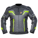 AVATAR V.2 - GREY HI-VIZ GREEN JACKET - Bison Progear