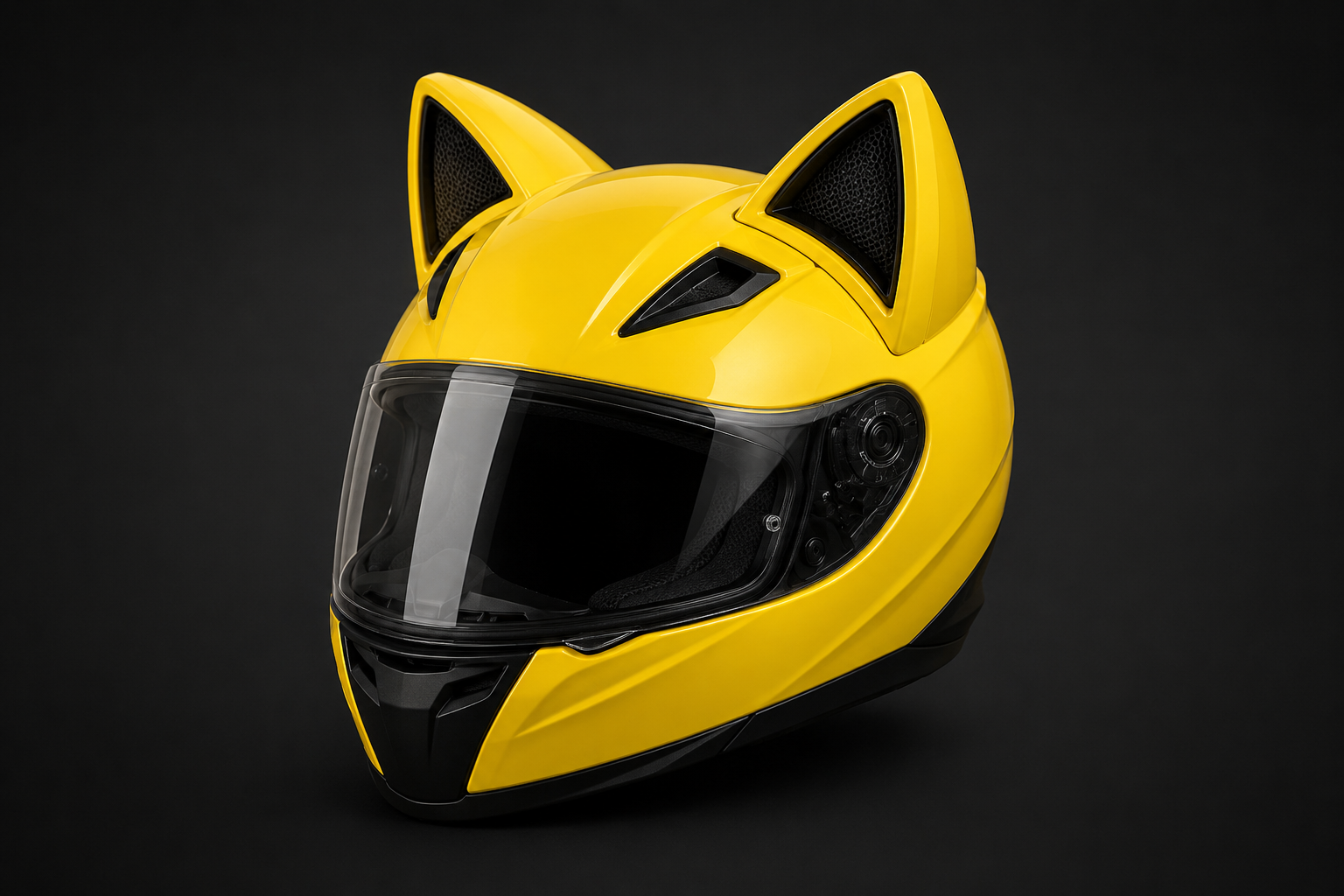 Helmet Cat Ears Yellow