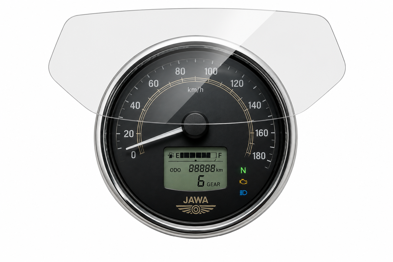 Motocare Screen Protector for Jawa Classic / Jawa 42