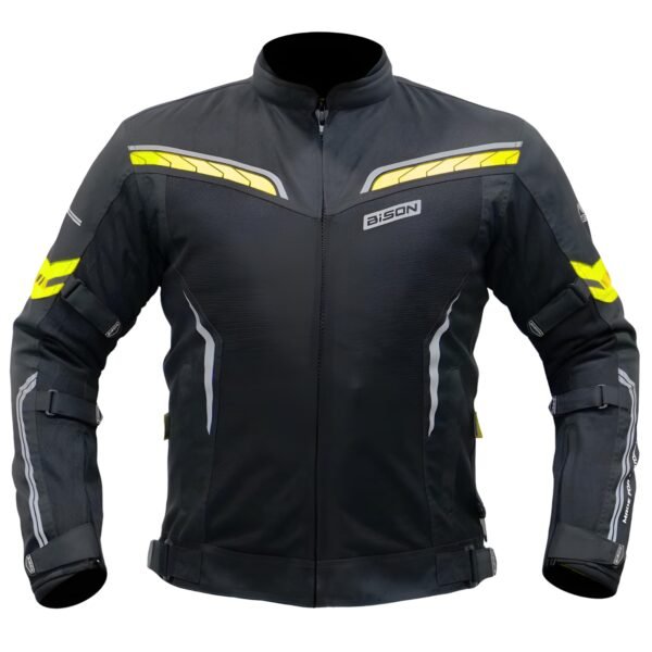 CLAVIS- BLACK NEON JACKET - Bison Progear