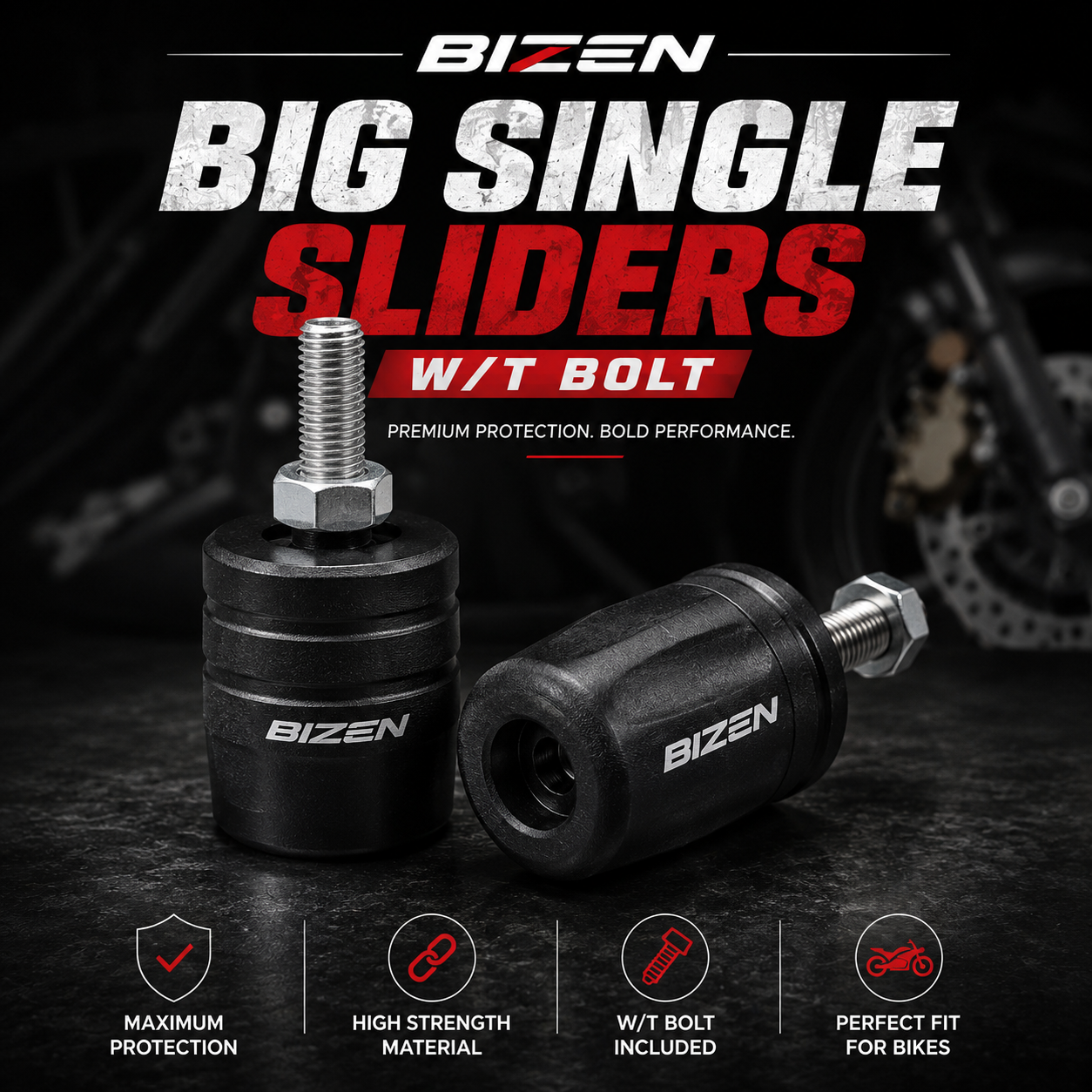 Bizen - Big Single Sliders w/t bolt -