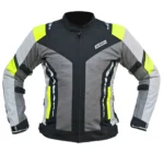 MASCULINE V.2 - GREY HI-VIZ GREEN JACKET - Bison Progear